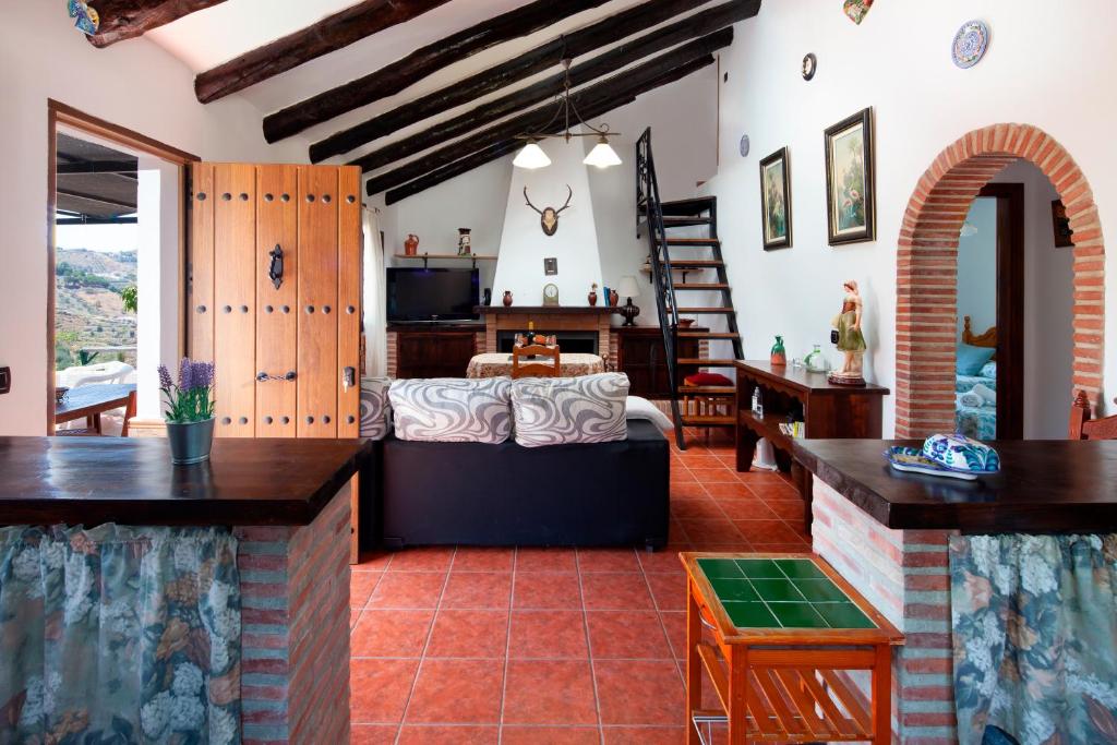 A seating area at Casita T
