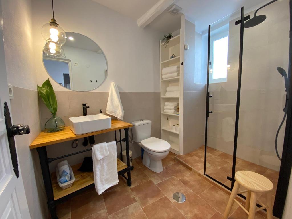 Koupelna v ubytování Casa Ofelia