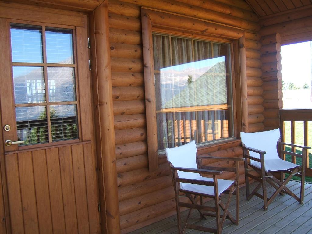 Balkón nebo terasa v ubytování Kedros Village
