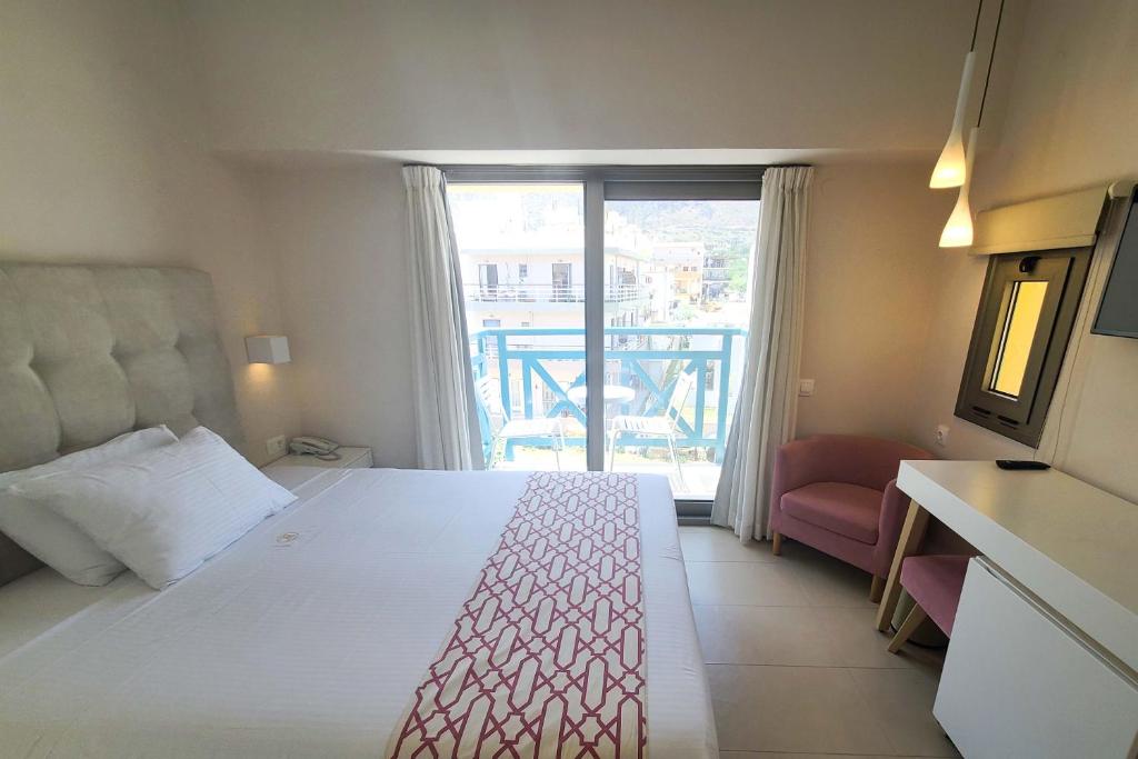 Petra Beach Hotel - Salle Unique Standard Avec Vue Sur La Rue