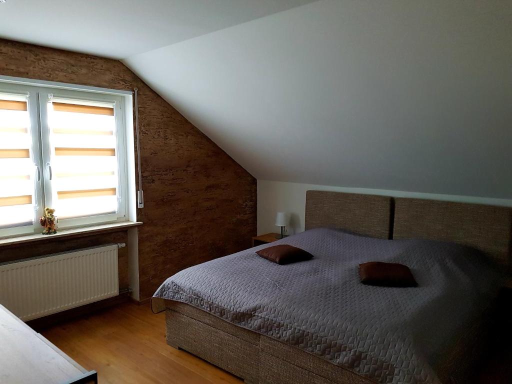 Postel nebo postele na pokoji v ubytování Geishöhe Landgasthof Rose Dammbach