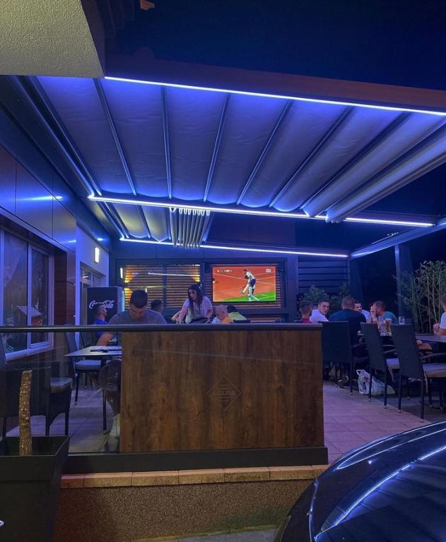 A restaurant or other place to eat at SC Kolos