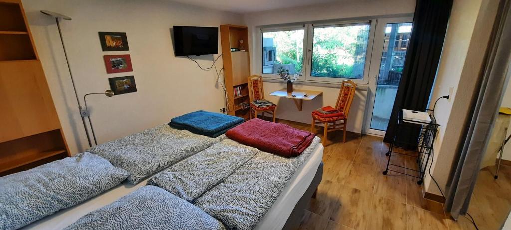 Posezení v ubytování Ferienwohnung Tuniberg