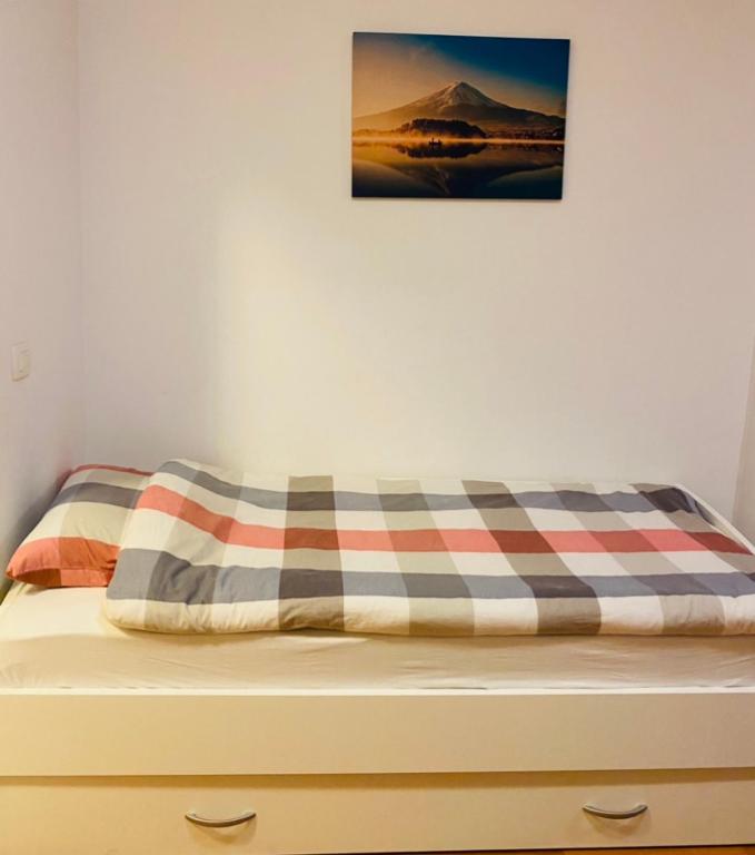 Posteľ alebo postele v izbe v ubytovaní Apartments Mišon