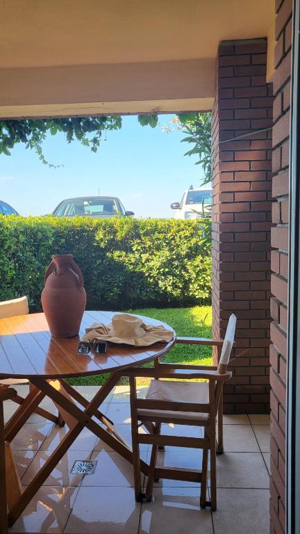 Balkon lub taras w obiekcie Evita Maisonette, Elegant Beachfront apt, Polychrono