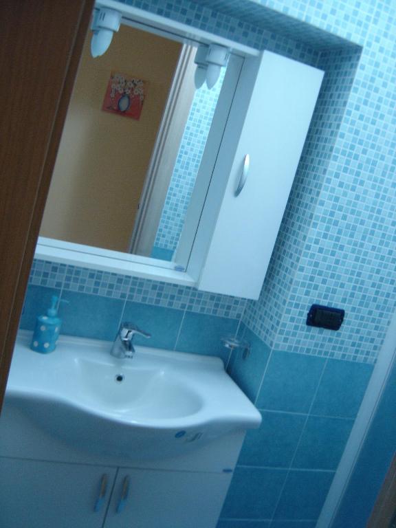 Koupelna v ubytování B&B Abitazione Sandra