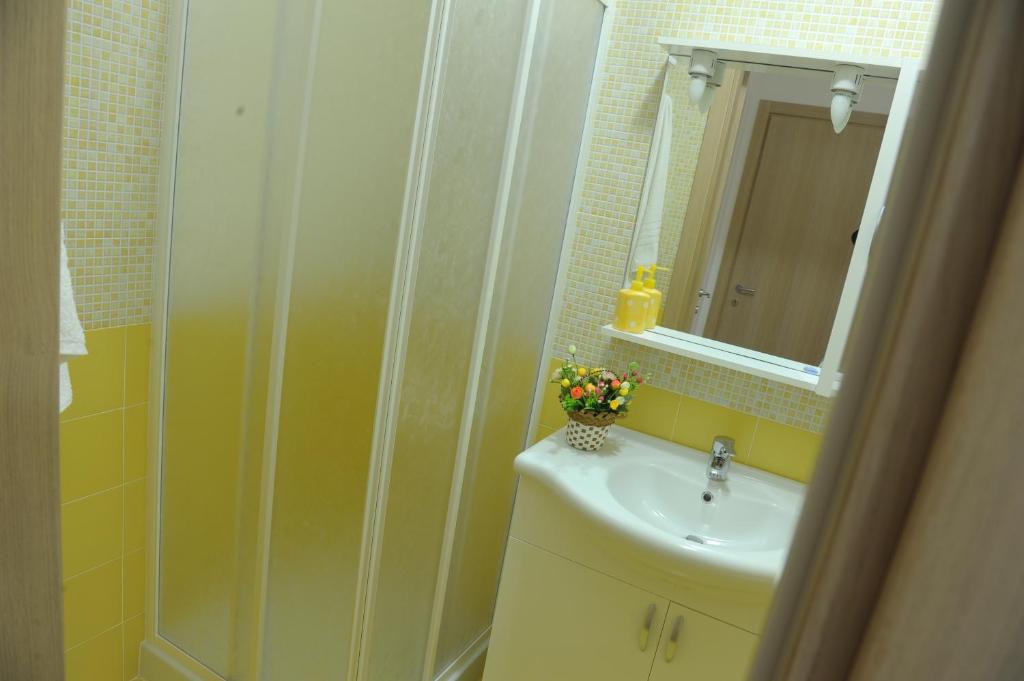 Koupelna v ubytování B&B Abitazione Sandra