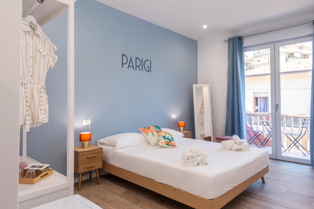 Łóżko lub łóżka w pokoju w obiekcie B&B Interno12