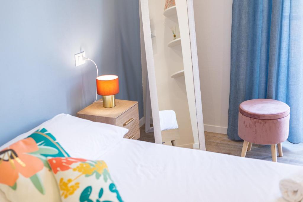 Łóżko lub łóżka w pokoju w obiekcie B&B Interno12