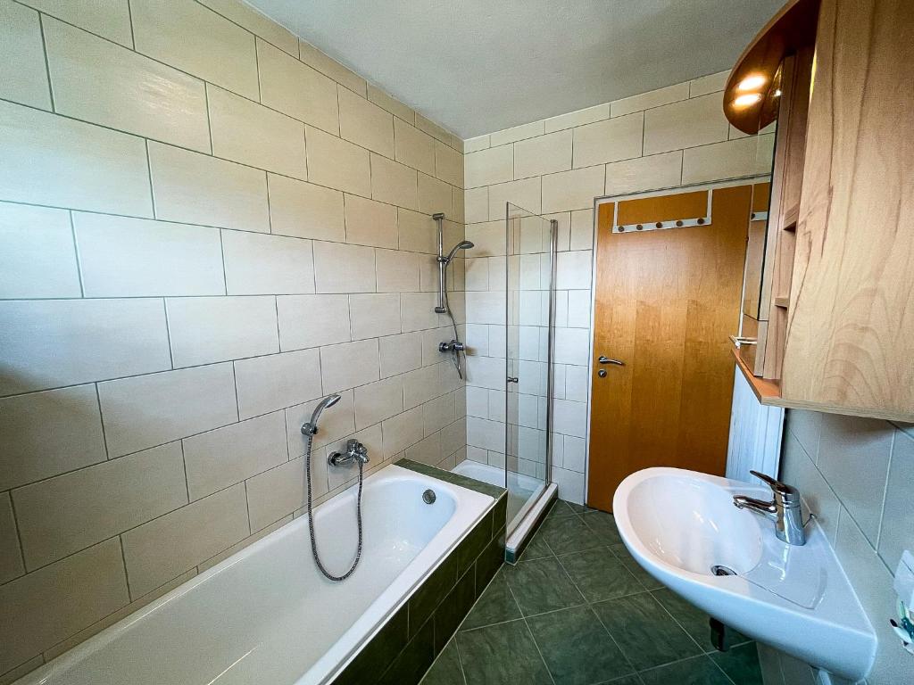 Koupelna v ubytování Ottl's Appartement O2