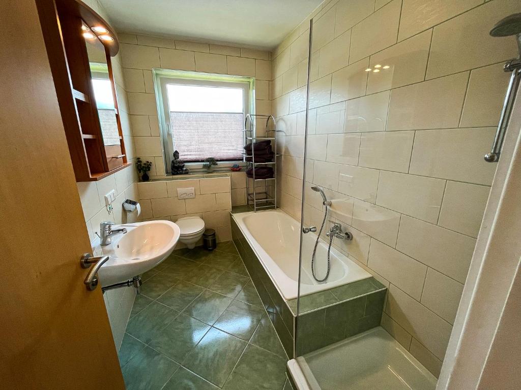 Koupelna v ubytování Ottl's Appartement O2