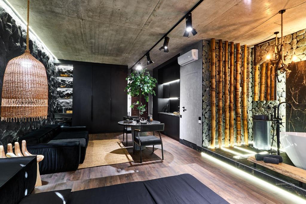 Posezení v ubytování KADOR HOME HOTEL downtown