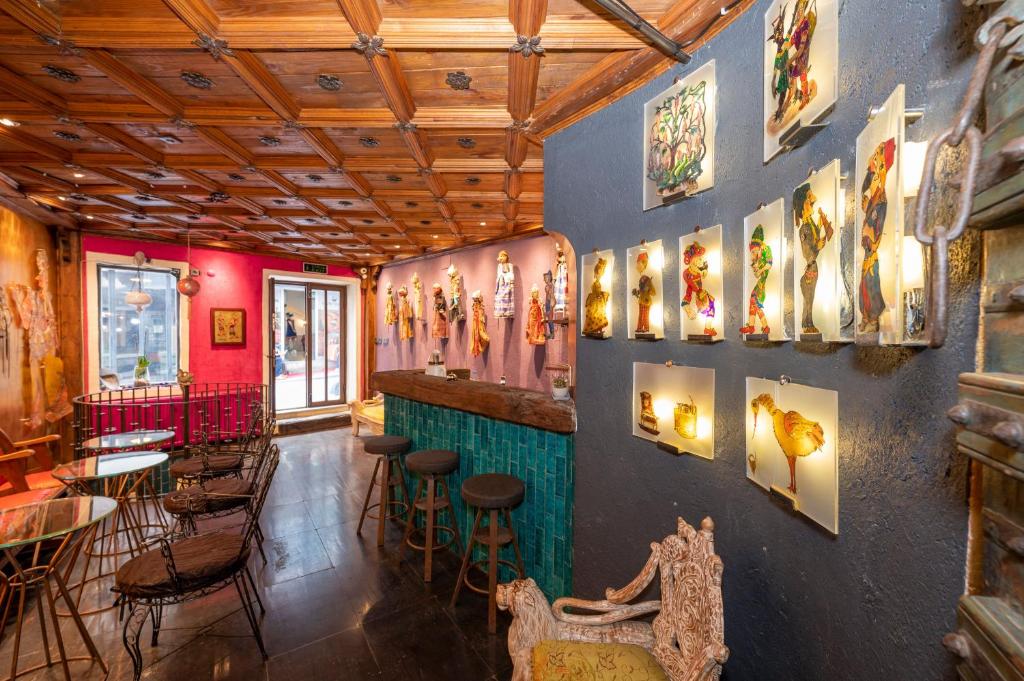 Taksim Antique Hotel的休息区