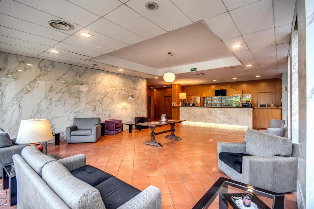 Część wypoczynkowa w obiekcie Hotel Della Rotonda