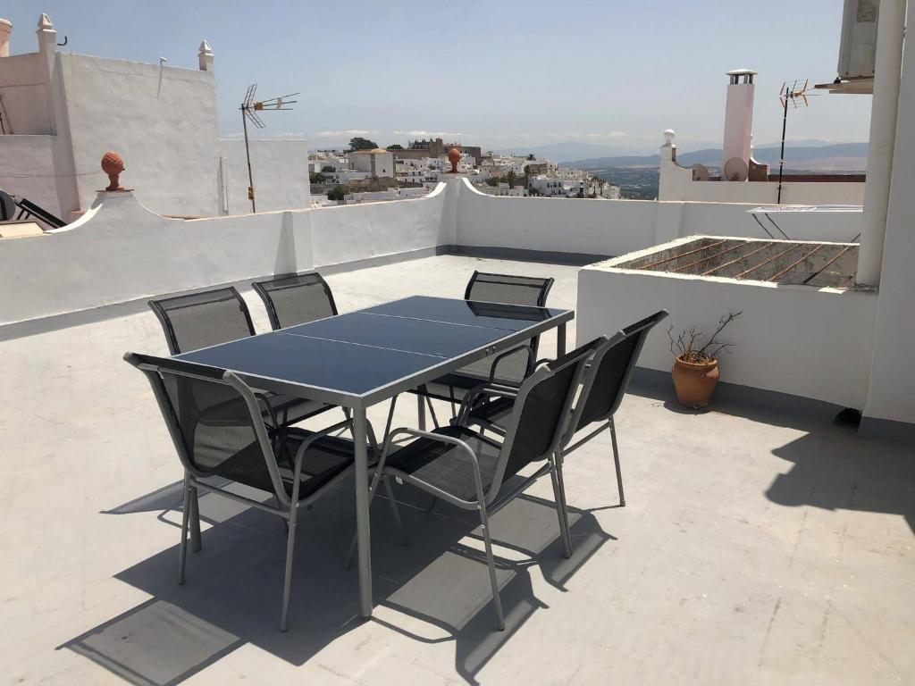 Balkón nebo terasa v ubytování Agradable casa en Vejer de la Frontera con terraza