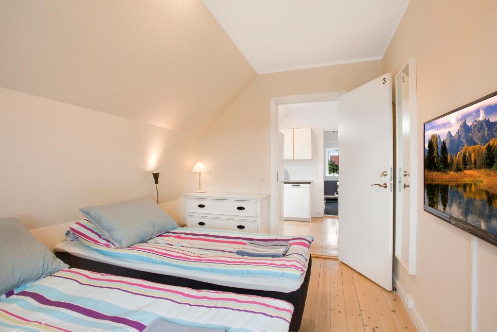 Postel nebo postele na pokoji v ubytování Bymarkens B&B
