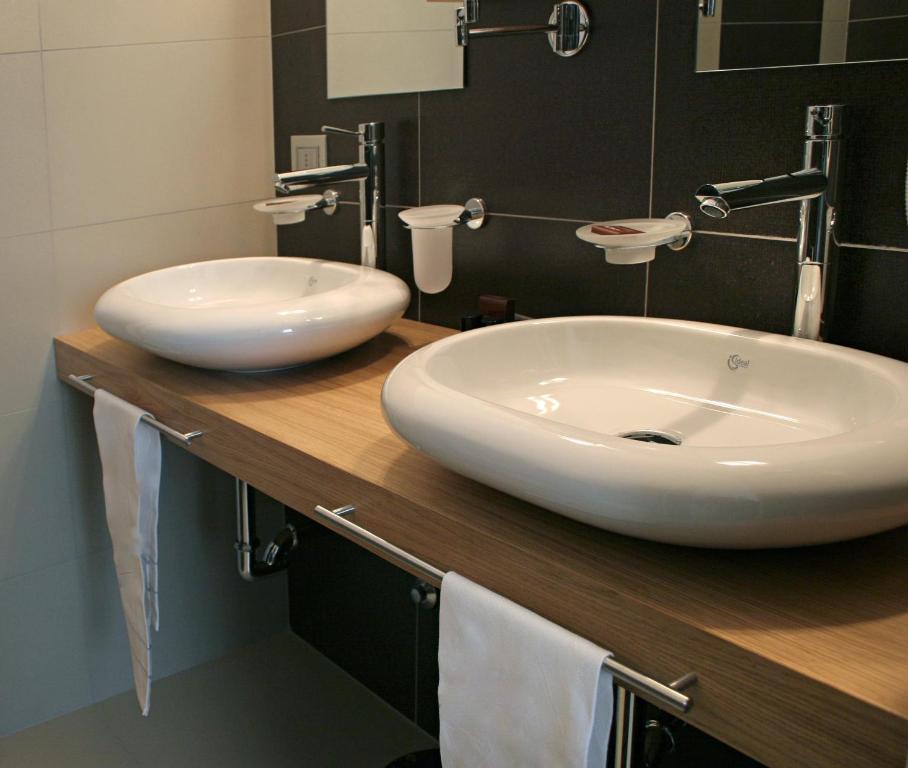 Koupelna v ubytování Hotel Filanda
