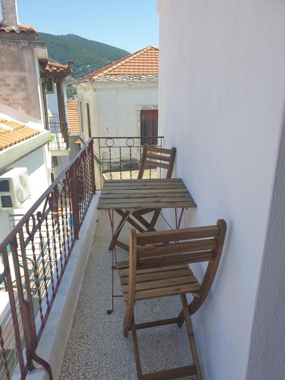 Balkón nebo terasa v ubytování Lovely one-bedroom flat in Skopelos