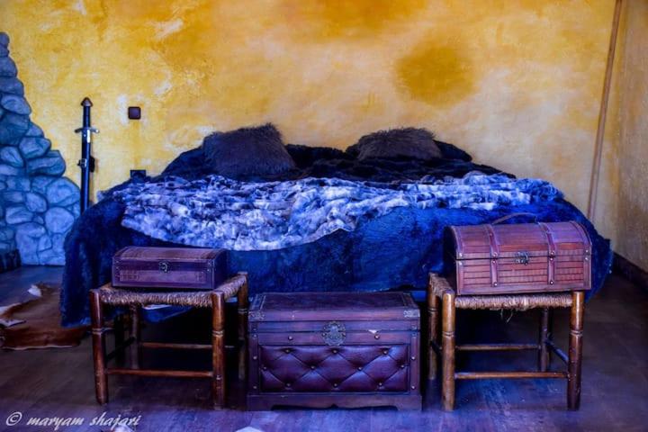 El descanso de Odín ¡Una auténtica posada vikinga! - King Room Met Uitzicht Op De Bergen