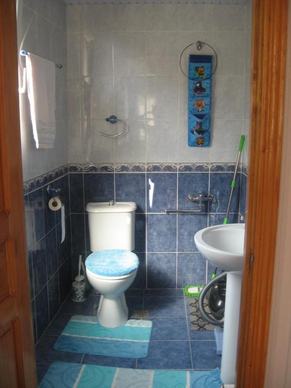 Koupelna v ubytování Hostel Temuri