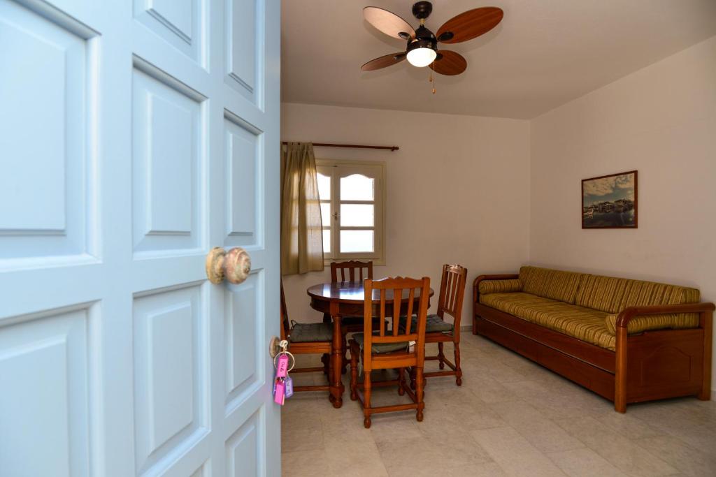Posedenie v ubytovaní Naxos town sea view apartment free parking