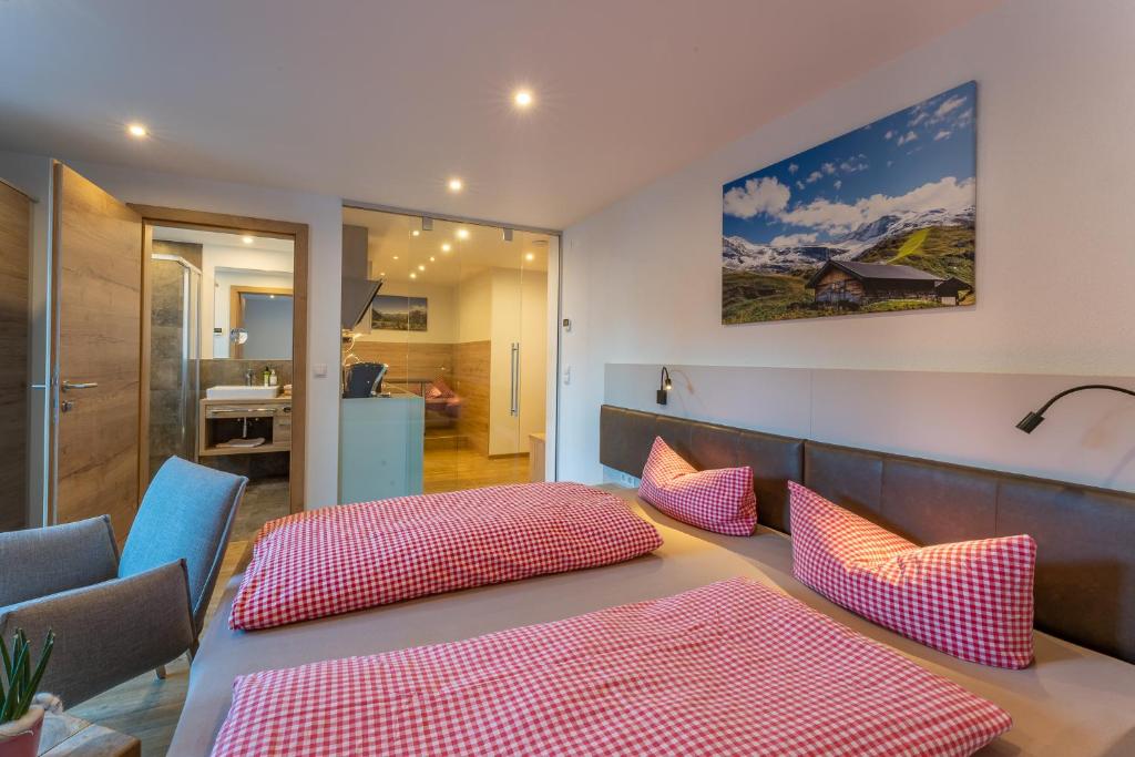 Letto o letti in una camera di Fernerblick Apartments