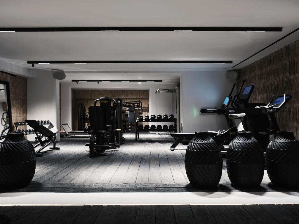 Фітнес-центр і / або тренажери в Myconian O, a Member of Design Hotels