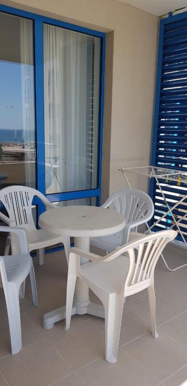 Balkón nebo terasa v ubytování Excelsior Holiday Apartments 91 Sunny Beach Bulgarien Sonnenstrand