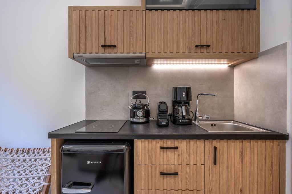 Kuchyňa alebo kuchynka v ubytovaní Marea Boutique Suites