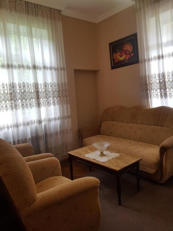 Posezení v ubytování Guest House Adigeni