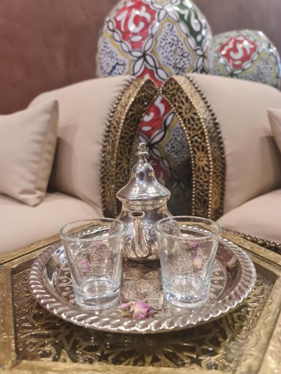 Posezení v ubytování Targafit Hotel & Hammam