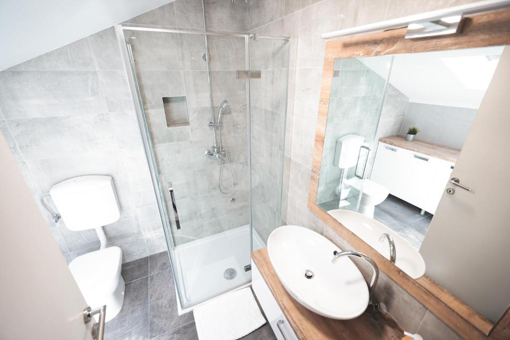 Kúpeľňa v ubytovaní Villa Todi