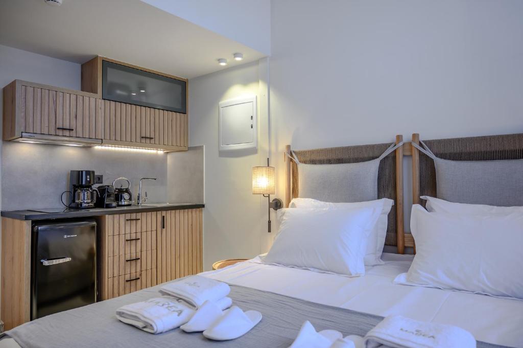 Kuchyňa alebo kuchynka v ubytovaní Marea Boutique Suites