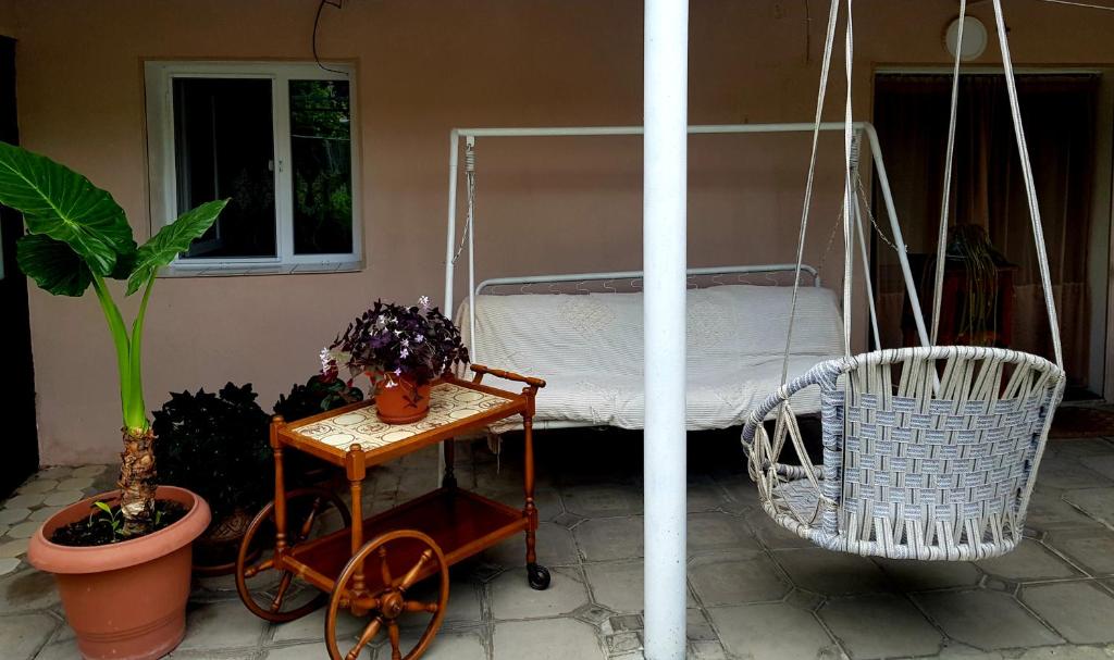 Patio nebo venkovní prostory v ubytování Guest House Adigeni