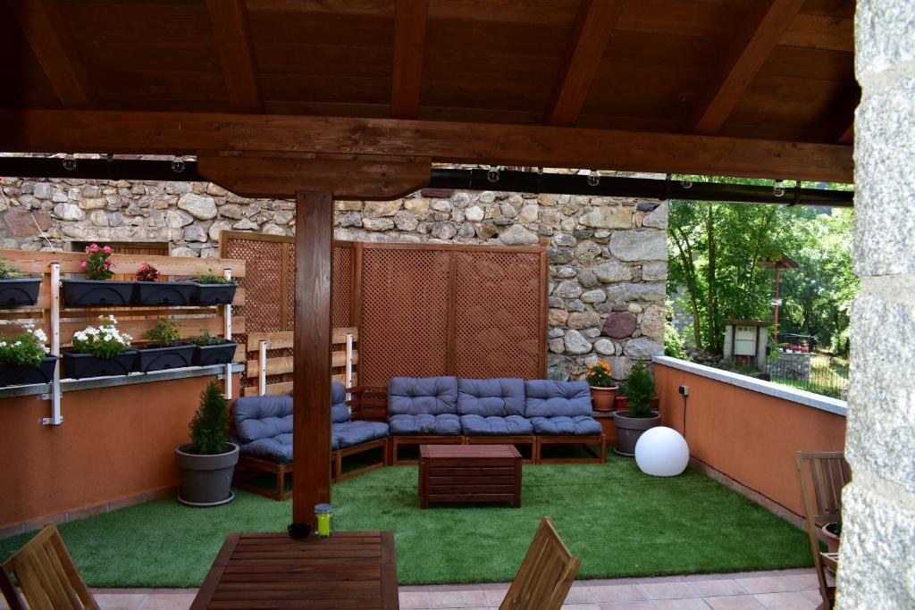 Posezení v ubytování Casa Ferro