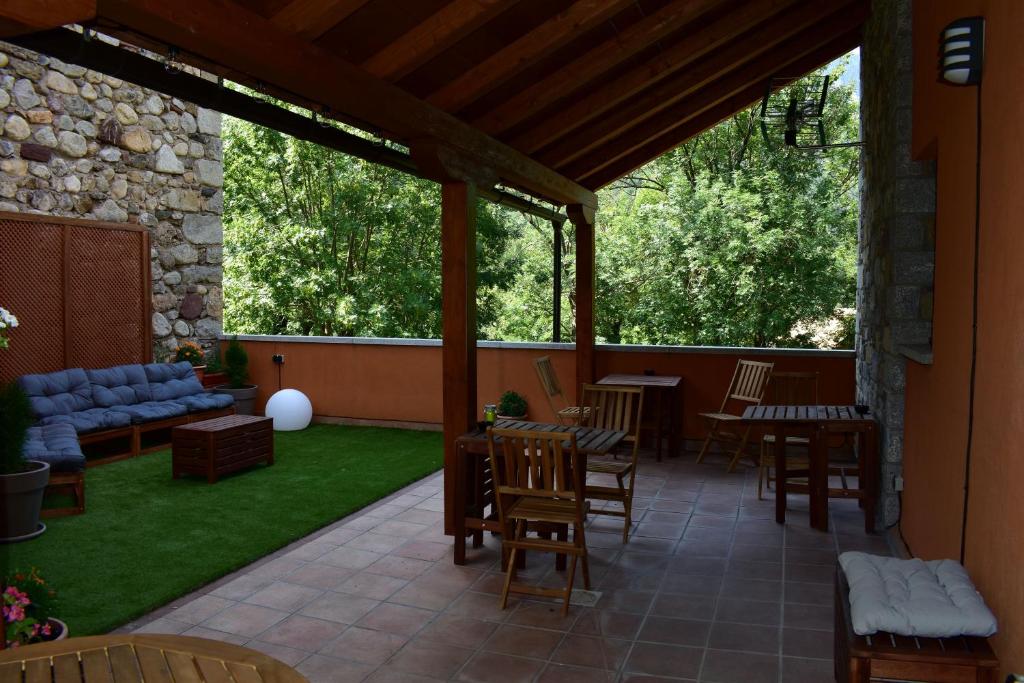 Posezení v ubytování Casa Ferro