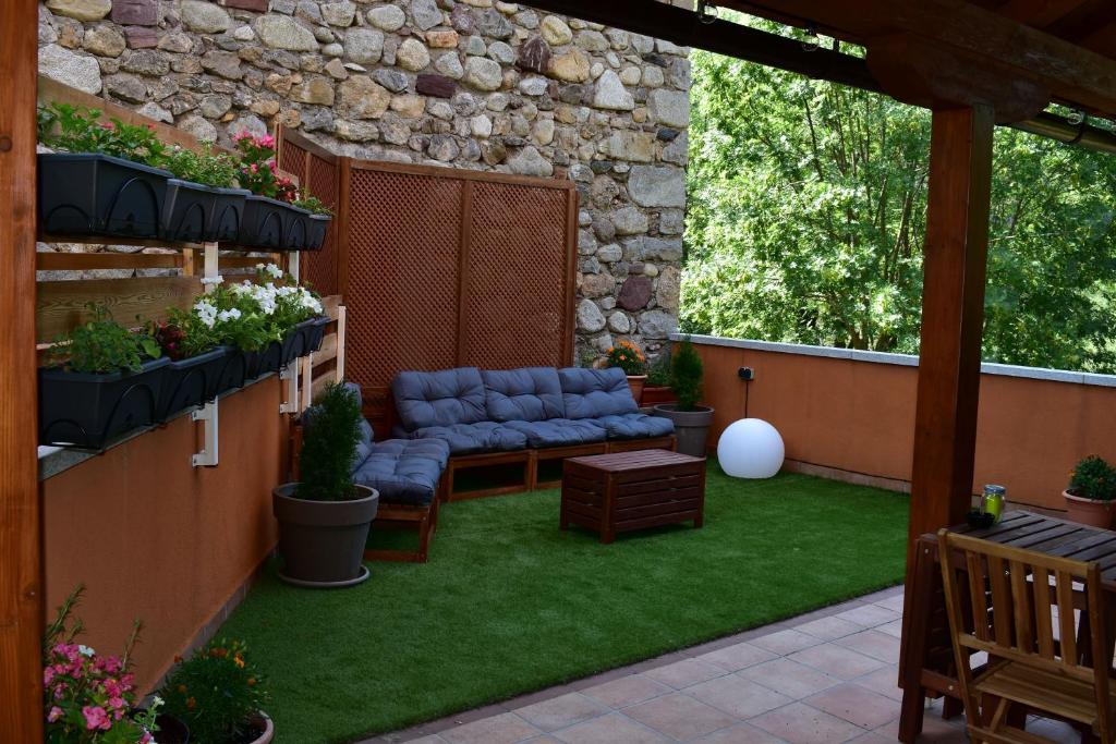 Posezení v ubytování Casa Ferro