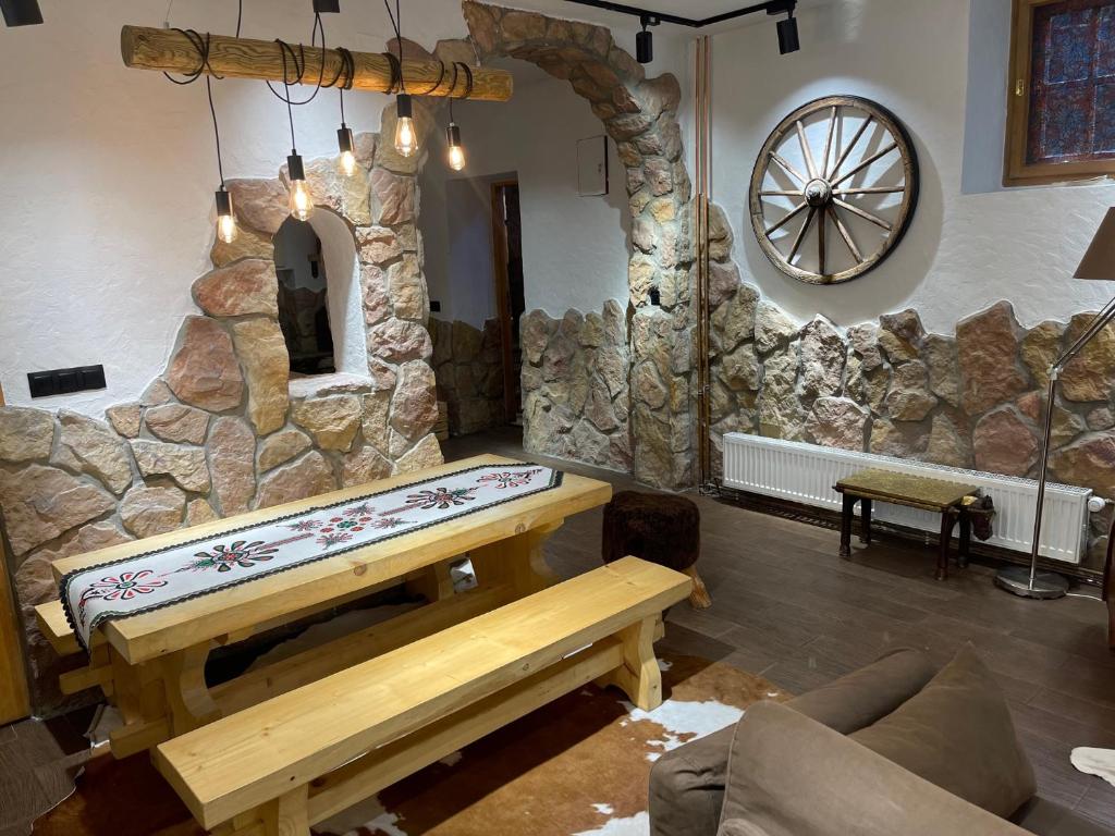 Posedenie v ubytovaní Prestige Apartament z sauna Zbojnicka Piwnica Krupowki
