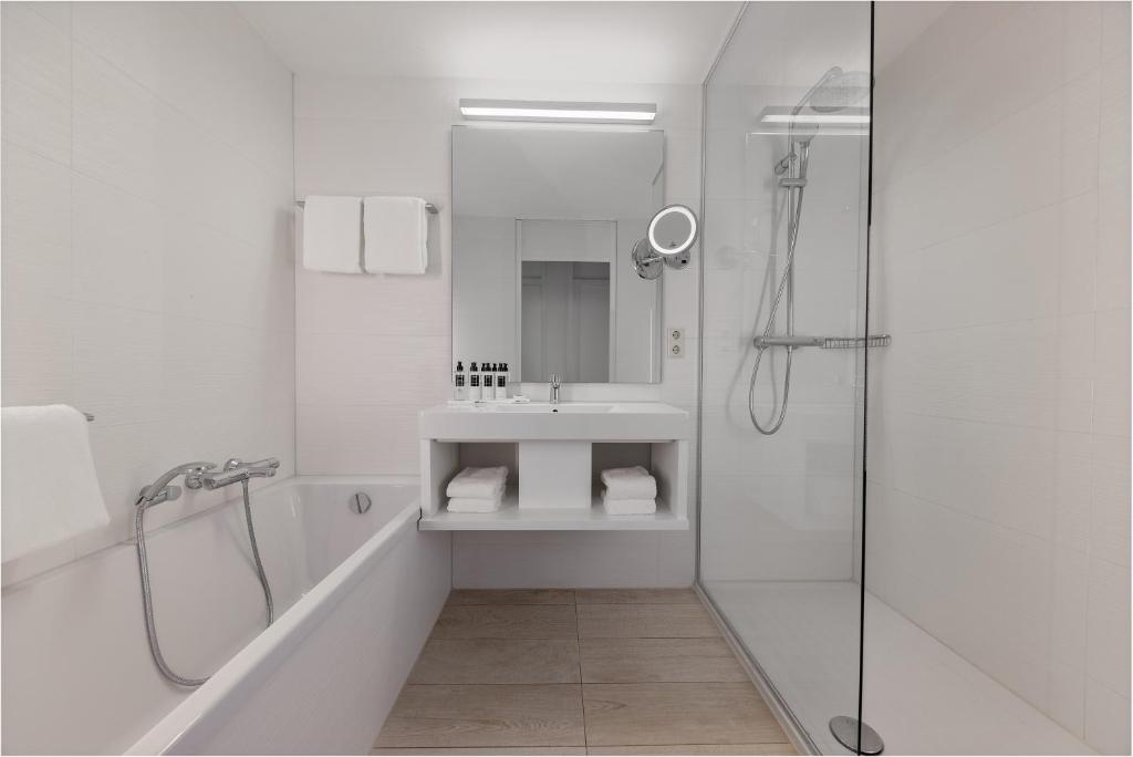 Koupelna v ubytování WestCord Hotel Schylge