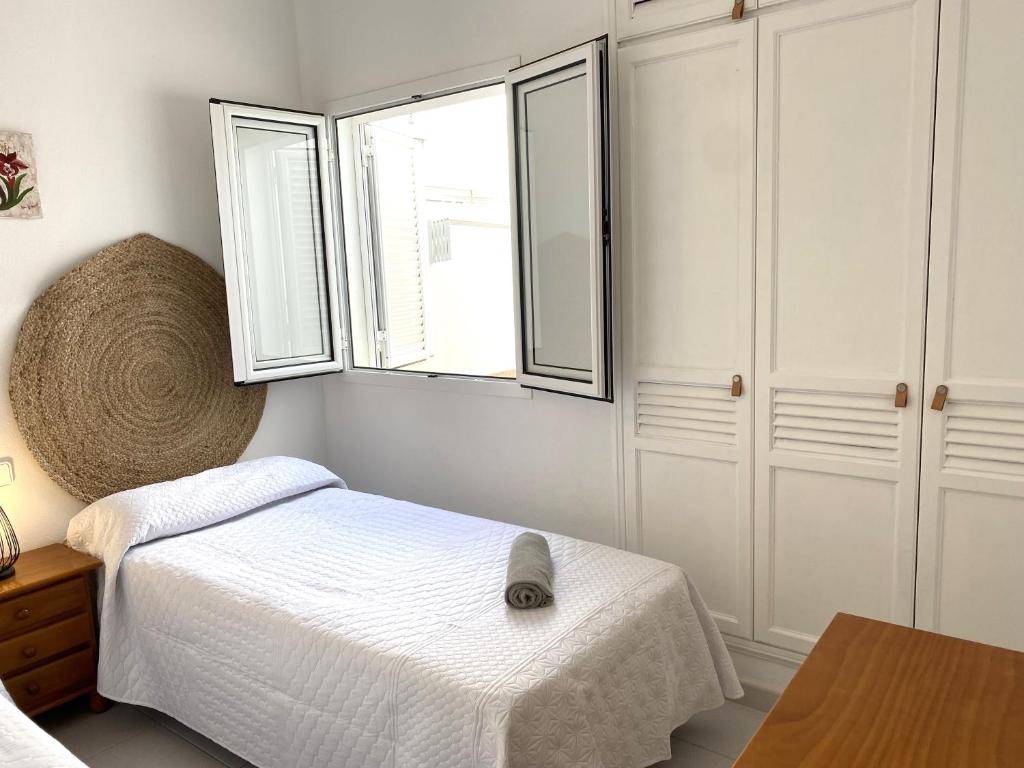 Postel nebo postele na pokoji v ubytování Apartamento las Crucetas