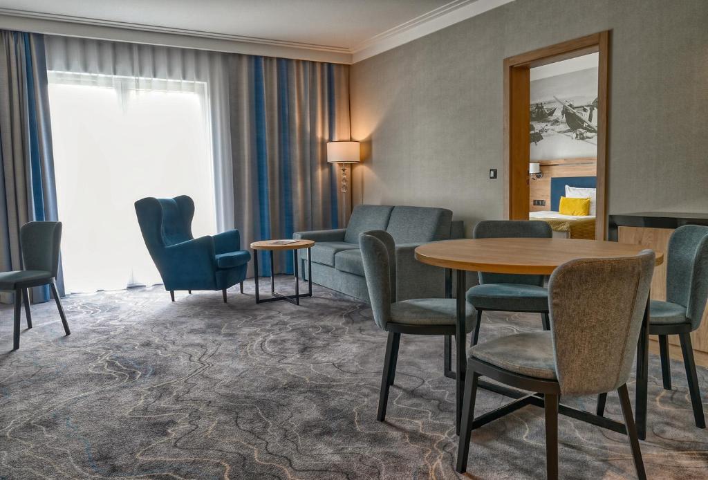 Posezení v ubytování Sopotorium Hotel & Medical Spa