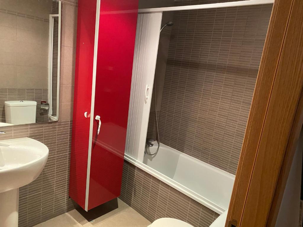 Koupelna v ubytování Apartamento situación inmejorable en Santander