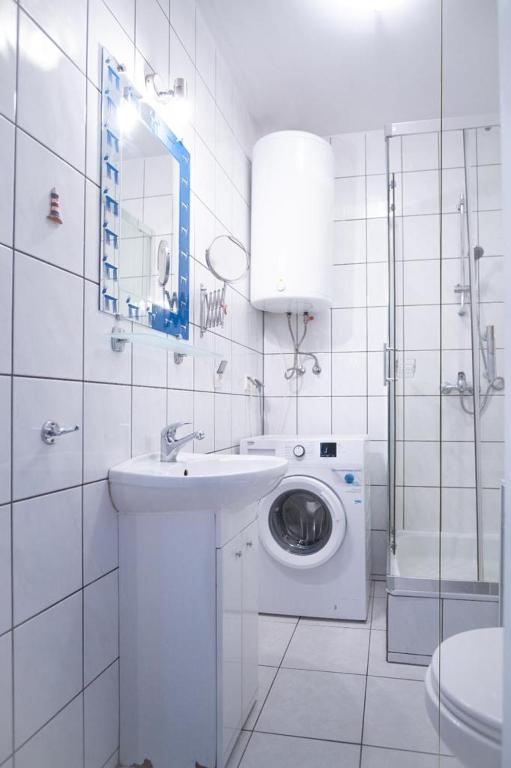 Kúpeľňa v ubytovaní Bright Loft Radziwiłłowska Street