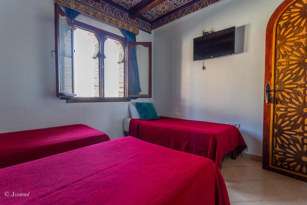 Postel nebo postele na pokoji v ubytování Hotel Chams