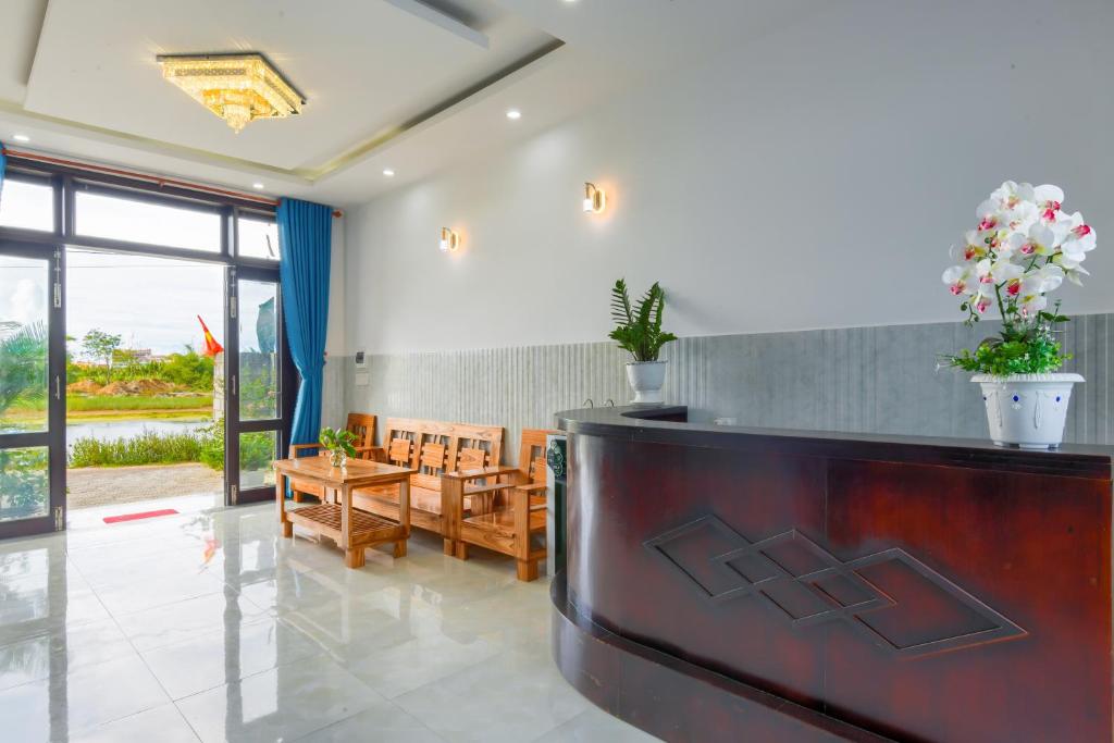 Posezení v ubytování Gió Chiều Homestay - Riverside & Swimming pool