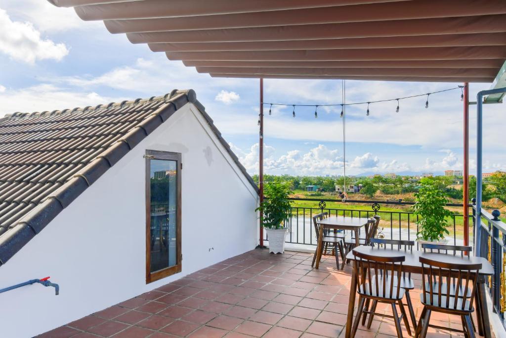 Balkón nebo terasa v ubytování Gió Chiều Homestay - Riverside & Swimming pool