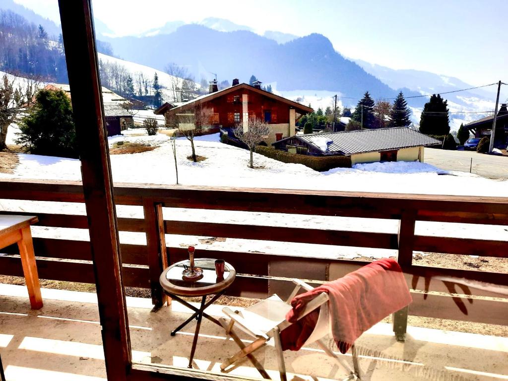 Wonderful flat in Megeve - Beautiful view on surrounding mountains talvel