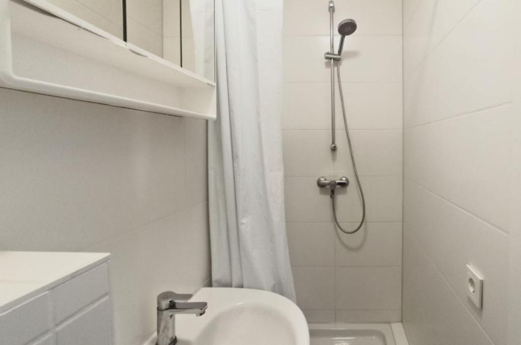Koupelna v ubytování Landhotel Waldschänke