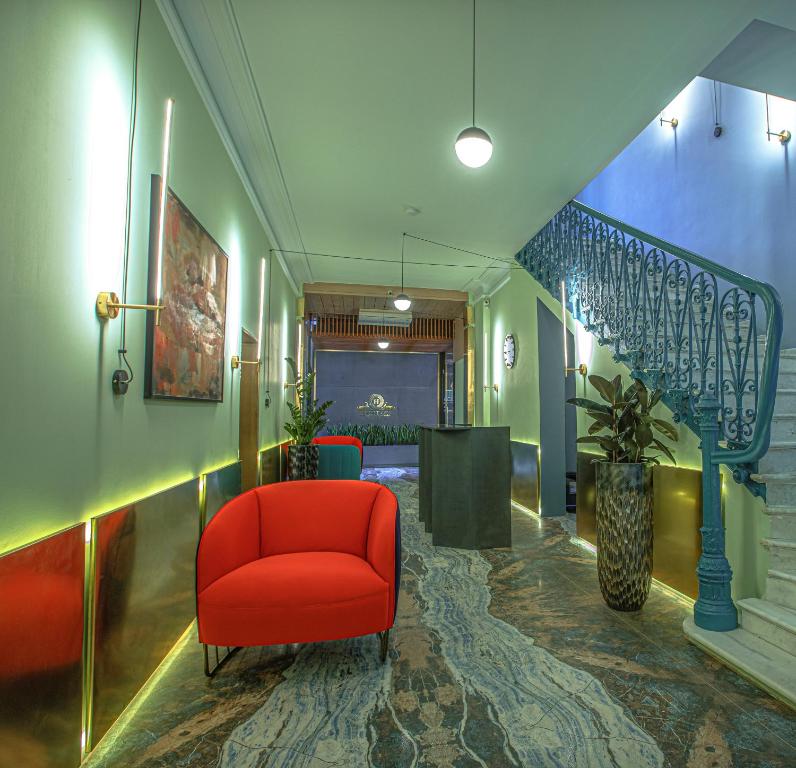 Posezení v ubytování Heritage Hotel and Suites