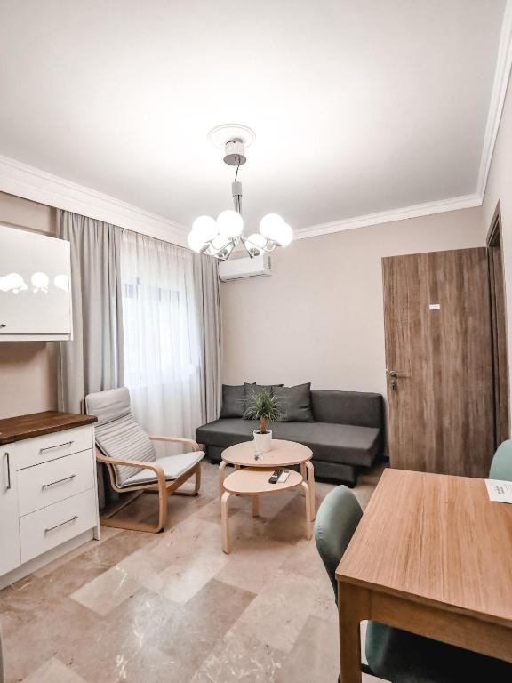 Część wypoczynkowa w obiekcie TIP TOP apartment